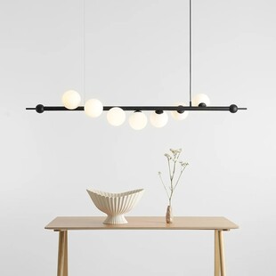 Lampa Wave Black VII Aldex | Designerska lampa z kulami