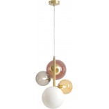 Lampa Bloom Multicolour | Aldex - Stylowy Żyrandol z Kulami