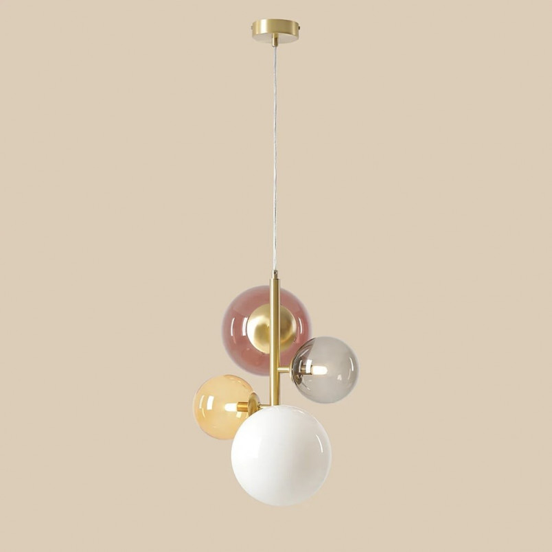 Lampa Bloom Multicolour | Aldex - Stylowy Żyrandol z Kulami