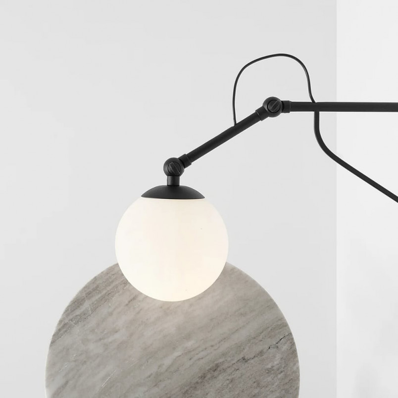 Kinkiet Soho Glass biało-czarny Aldex | Elegancki design