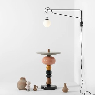 Kinkiet Soho Glass biało-czarny Aldex | Elegancki design