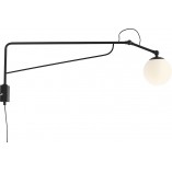 Kinkiet Soho Glass biało-czarny Aldex | Elegancki design
