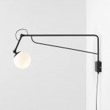 Kinkiet Soho Glass biało-czarny Aldex | Elegancki design