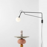 Kinkiet Soho Glass biało-czarny Aldex | Elegancki design