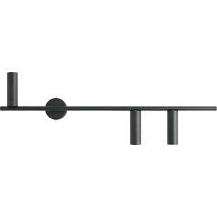 Kinkiet podłużny Trevo III prawy 81cm czarny Aldex