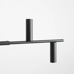 Lampa wisząca podłużna Trevo VII 145cm czarna Aldex