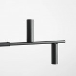 Lampa wisząca podłużna Trevo VII 145cm czarna Aldex
