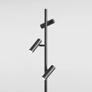 Lampa podłogowa Trevo III czarna Aldex | Minimalistyczny design