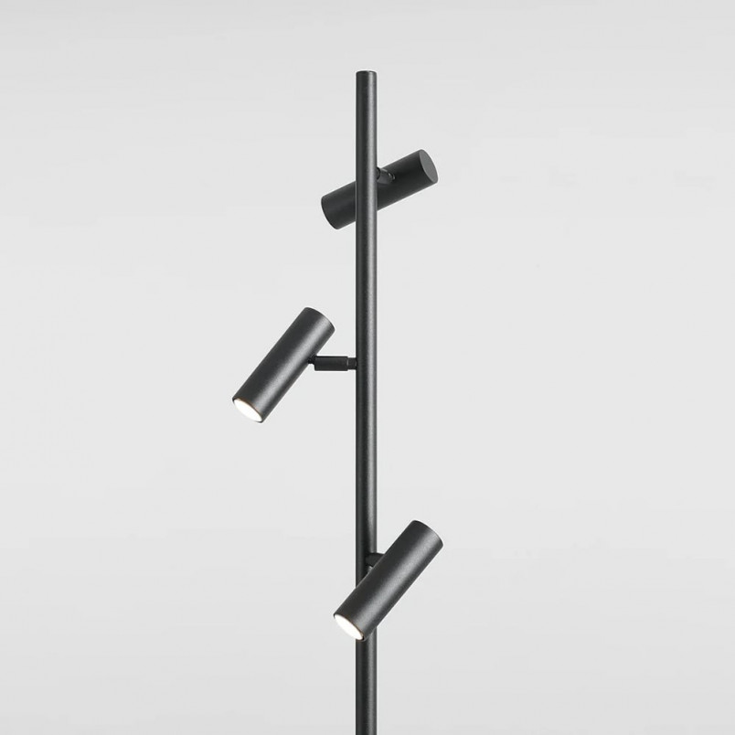 Lampa podłogowa Trevo III czarna Aldex | Minimalistyczny design