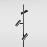 Lampa podłogowa Trevo III czarna Aldex | Minimalistyczny design