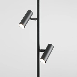 Lampa podłogowa Trevo III czarna Aldex | Minimalistyczny design