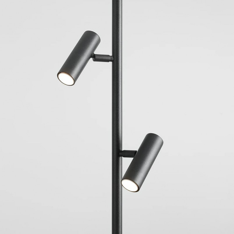 Lampa podłogowa Trevo III czarna Aldex | Minimalistyczny design