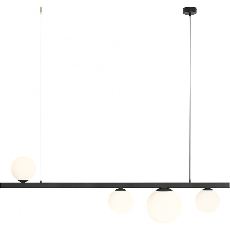 Lampa Garda Black IV - Elegancka lampa wisząca Aldex