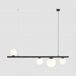 Lampa Garda Black IV - Elegancka lampa wisząca Aldex