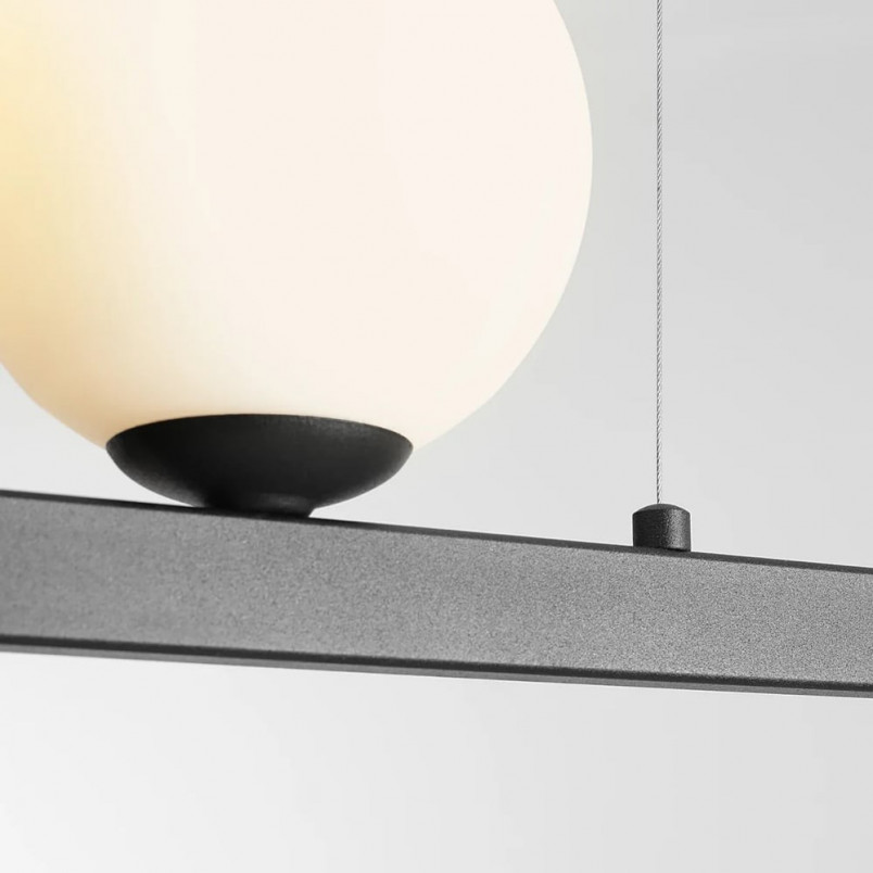 Lampa Garda Black IV - Elegancka lampa wisząca Aldex