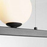 Lampa Garda Black IV - Elegancka lampa wisząca Aldex