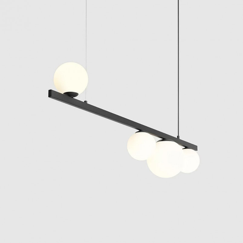 Lampa Garda Black IV - Elegancka lampa wisząca Aldex