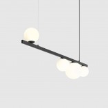 Lampa Garda Black IV - Elegancka lampa wisząca Aldex