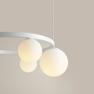 Lampa Wisząca Garda White Ring IV - Aldex | Szkło, Biały