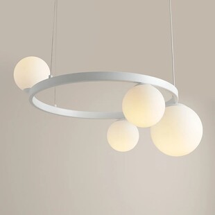 Lampa Wisząca Garda White Ring IV - Aldex | Szkło, Biały