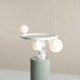 Lampa Wisząca Garda White Ring IV - Aldex | Szkło, Biały