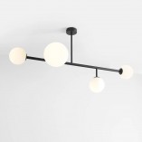 Lampa Sufitowa Szklane Kule Dione IV | Aldex