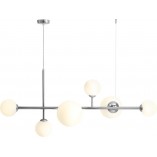 Lampa wisząca Dione VI - szkło, glamour, Aldex