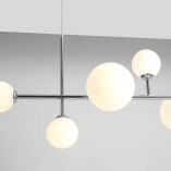 Lampa wisząca Dione VI - szkło, glamour, Aldex