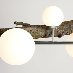 Lampa wisząca Dione VI - szkło, glamour, Aldex