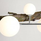 Lampa wisząca Dione VI - szkło, glamour, Aldex