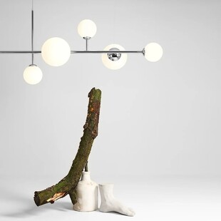 Lampa wisząca Dione VI - szkło, glamour, Aldex