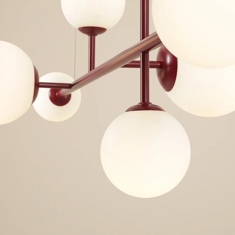 Lampa wisząca Dione biała Aldex | Szklane kule | Sklep Lamp