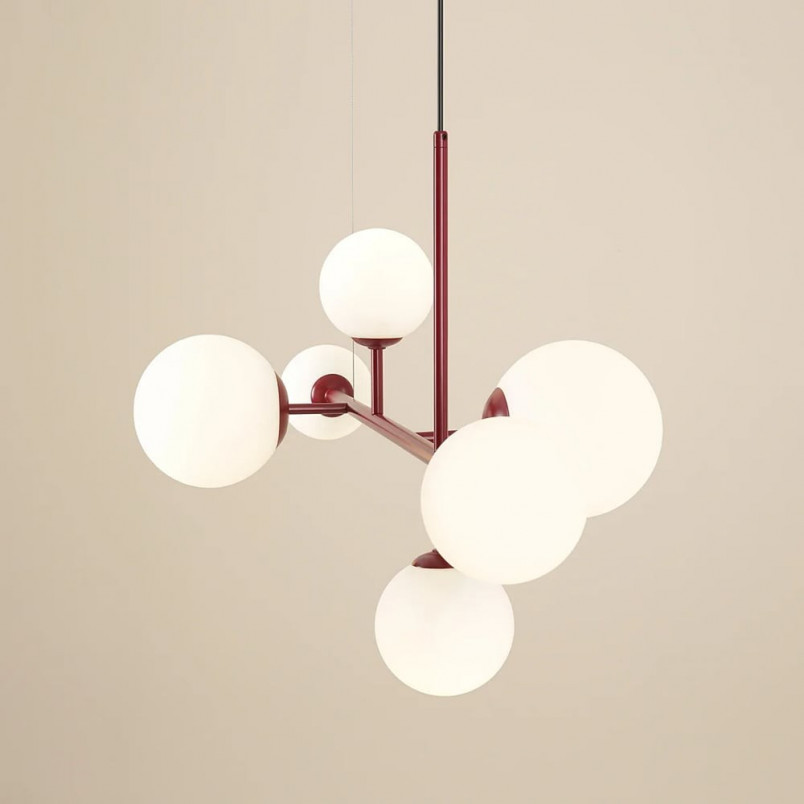 Lampa wisząca Dione biała Aldex | Szklane kule | Sklep Lamp