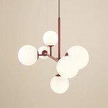 Lampa wisząca Dione biała Aldex | Szklane kule | Sklep Lamp