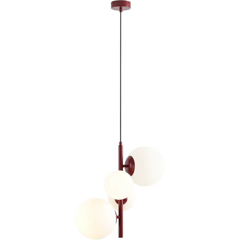 Lampa wisząca Bloom Red Wine - Aldex | 4 kule, biała