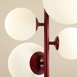 Lampa wisząca Bloom Red Wine - Aldex | 4 kule, biała