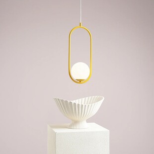 Lampa wisząca Riva - Szklana kula, design Aldex | Kup online