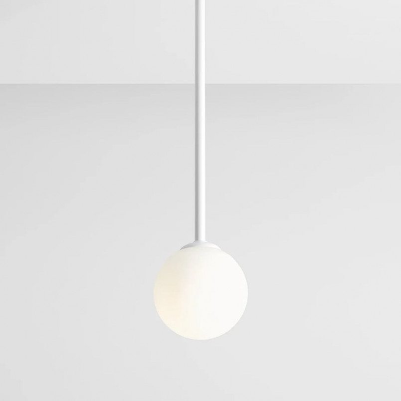 Lampa sufitowa szklana Pinne Medium biała Aldex | Sklep z lampami