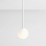 Lampa sufitowa szklana Pinne Medium biała Aldex | Sklep z lampami