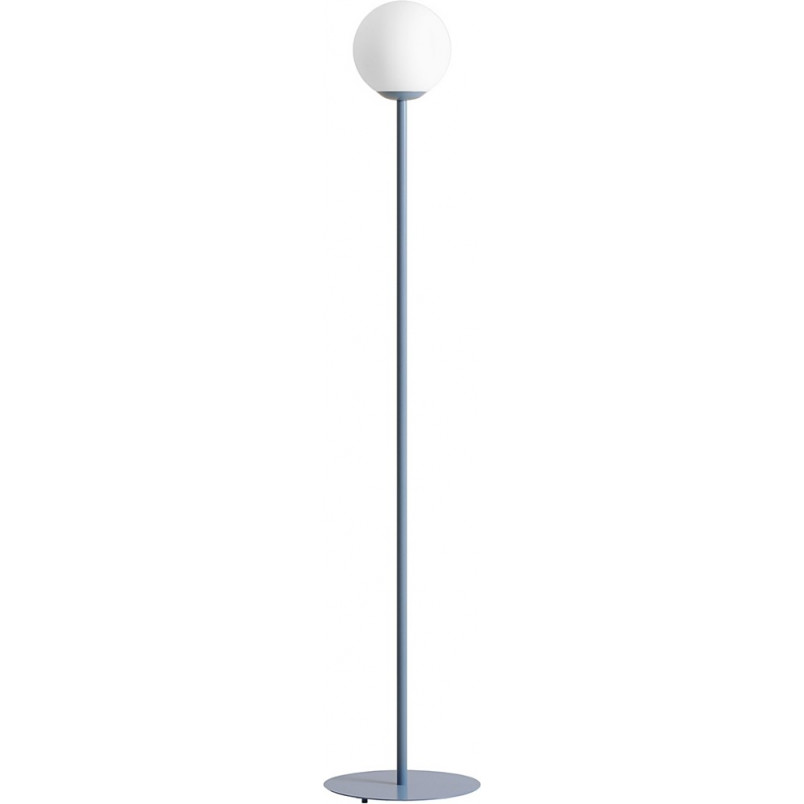 Lampa podłogowa szklana kula Aldex Pinne Colours | Dusty Blue