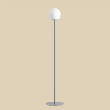 Lampa podłogowa szklana kula Aldex Pinne Colours | Dusty Blue
