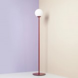 Lampa podłogowa szklana kula Pinne Colours - Aldex