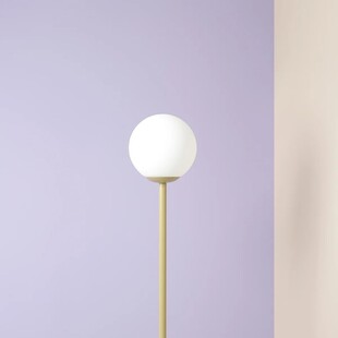 Lampa podłogowa szklana kula Pinne Colours - Aldex