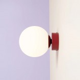 Kinkiet szklany Aldex Ball Colours - Biały, Retro | Kup online