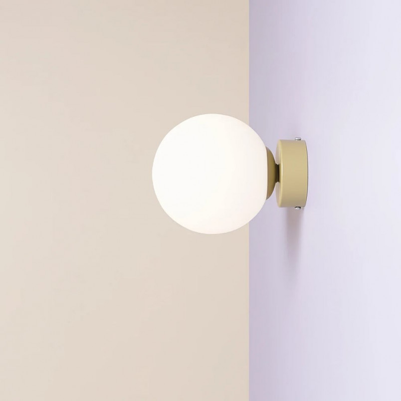 Kinkiet szklany Aldex Ball Colours Pistachio | Retro i nowoczesny