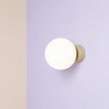 Kinkiet szklany Aldex Ball Colours Pistachio | Retro i nowoczesny