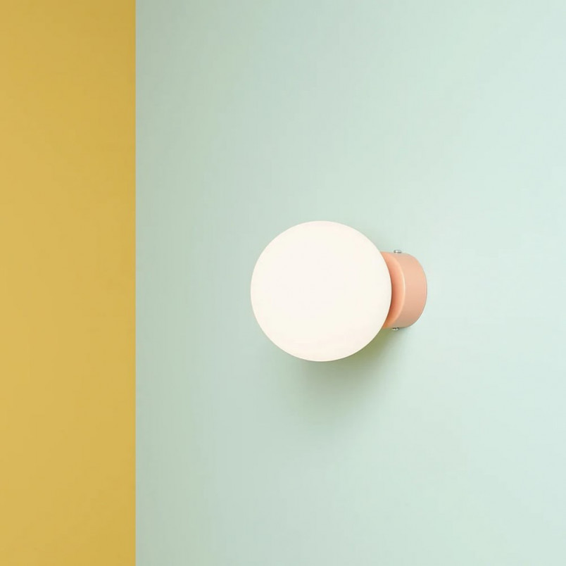 Kinkiet szklany Aldex Ball Colours Coral | Retro i Vintage