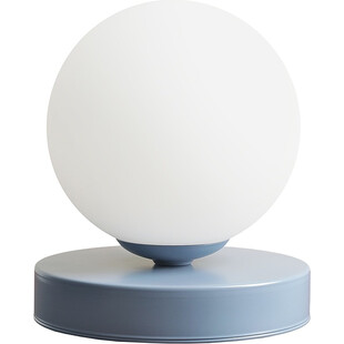 Lampa stołowa szklana Aldex Ball Dusty Blue - Stylowe oświetlenie