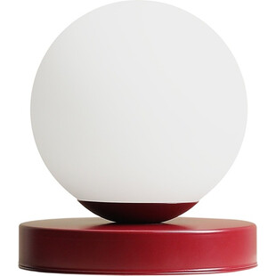 Lampa stołowa szklana Aldex Ball Colours Red Wine - Elegancki design