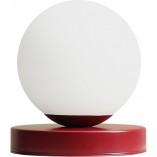 Lampa stołowa szklana Aldex Ball Colours Red Wine - Elegancki design